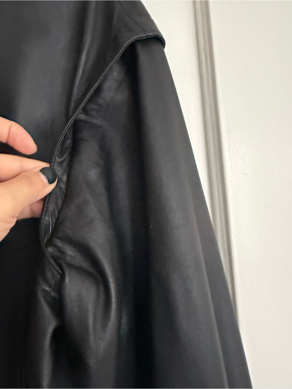 LP style lamb leather bomber jacket - Picture 3 of 10